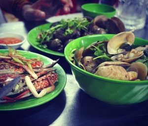hải sản đường phố Nha Trang